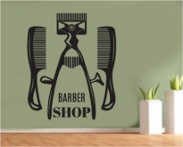 Sticker decorativ Barbershop