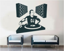 Sticker decorativ DJ