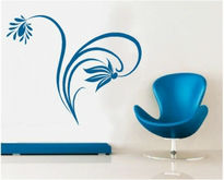 Sticker decorativ floral