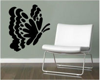Sticker decorativ fluture varianta 4