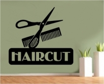 Sticker decorativ Haircut