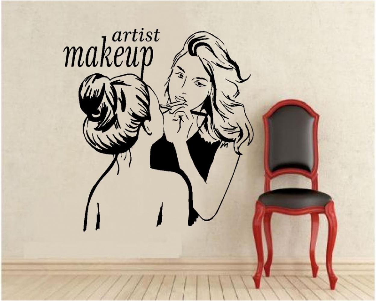 Sticker decorativ makeup artist