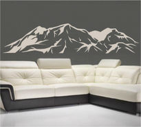 Sticker decorativ tablou montan
