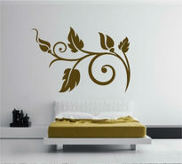 Sticker floral pentru dormitor