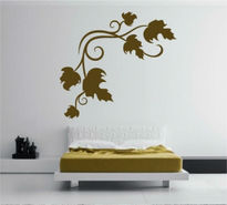 Sticker frunze de vie ruginii