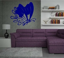 Sticker decorativ fluture varianta 5
