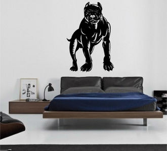 Sticker pitbull fioros
