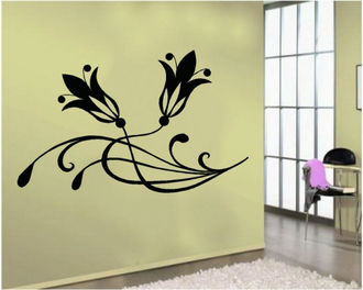 Sticker de perete floral