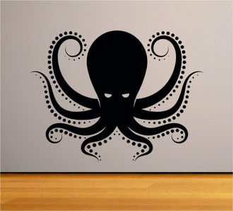 Sticker decorativ caracatita
