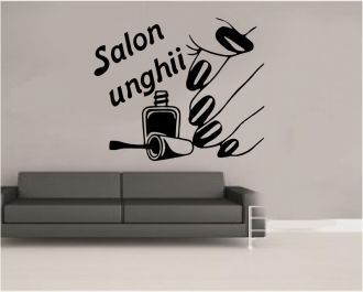 Sticker decorativ salon unghii