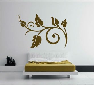 Sticker floral pentru dormitor