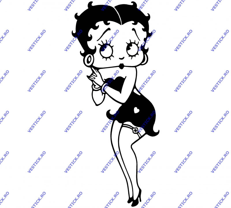 Sticker funny girl