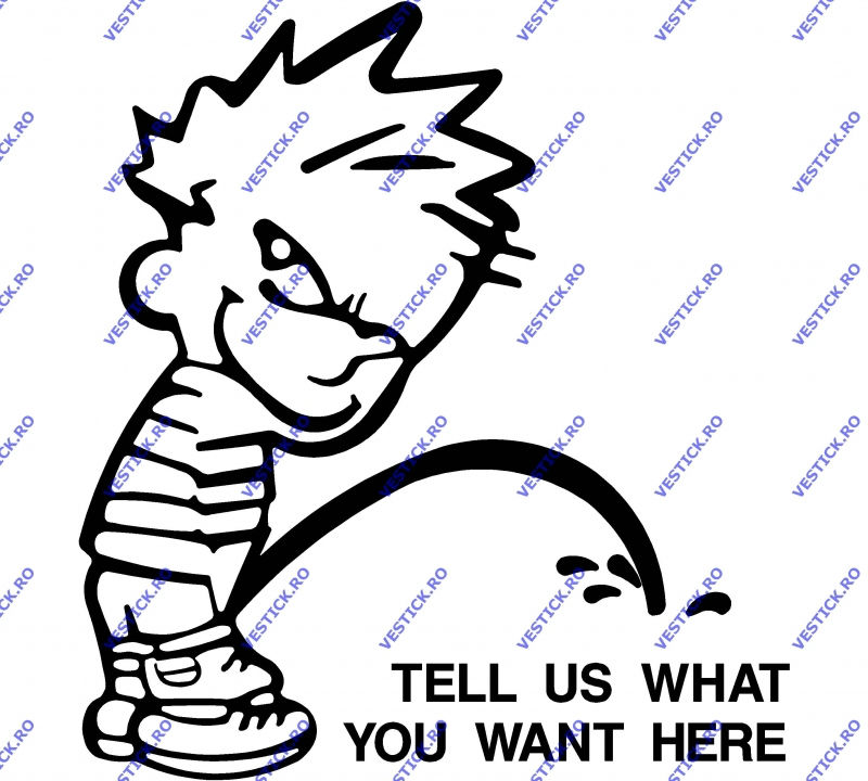 Sticker Tell us what you want