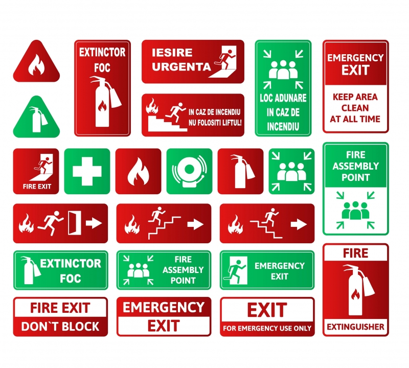 Pachet stickere incendiu