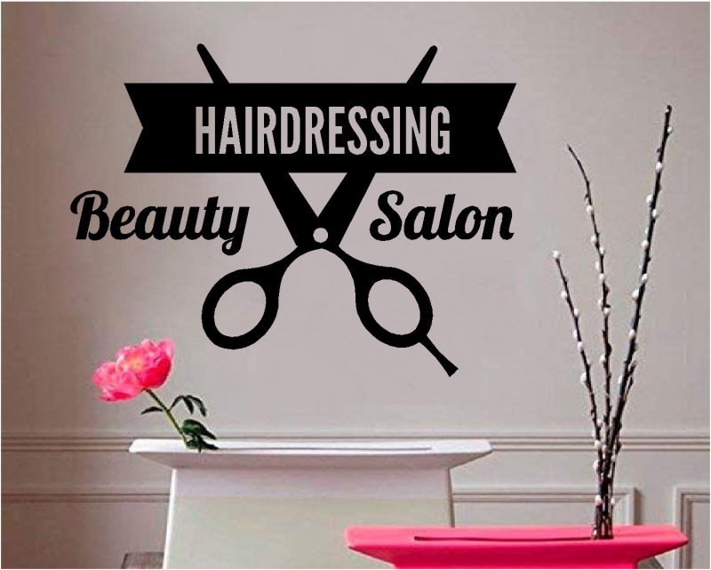 Sticker decorativ Hairdressing