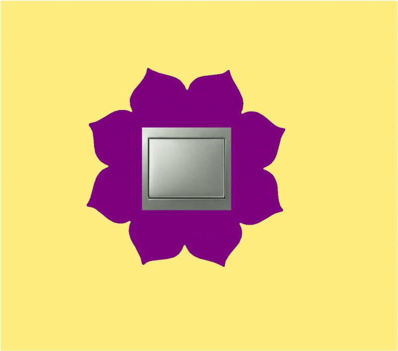 Sticker decorativ pentru intrerupator sau priza